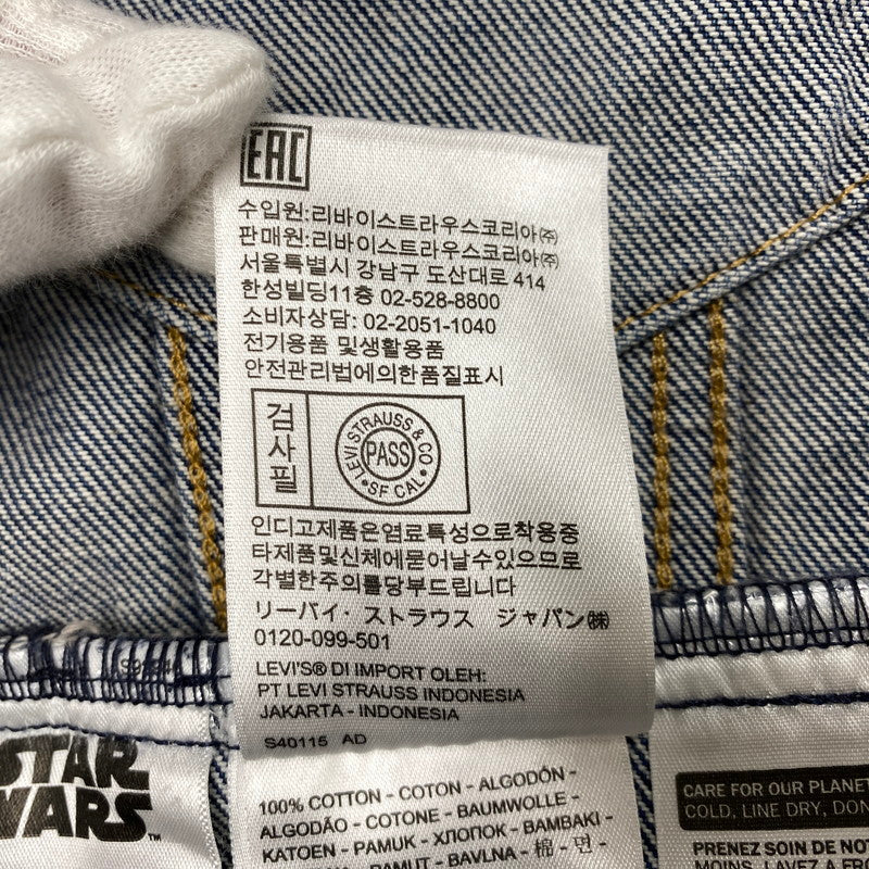 【中古品】【メンズ】 LEVI'S × STAR WARS リーバイス×スターウォーズ PC9-79697-0009 DENIM JACKET デニム ジャケット アウター 147-260619-cs-01-izu サイズ：L カラー：インディゴ 万代Net店
