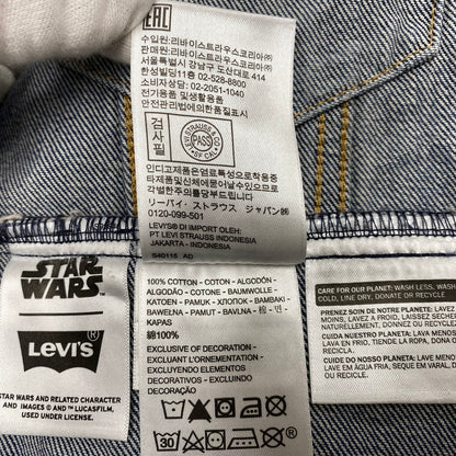 【中古品】【メンズ】 LEVI'S × STAR WARS リーバイス×スターウォーズ PC9-79697-0009 DENIM JACKET デニム ジャケット アウター 147-260619-cs-01-izu サイズ：L カラー：インディゴ 万代Net店