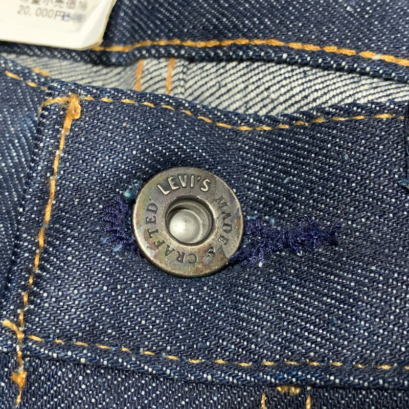 【中古美品】【メンズ】 LEVI'S MADE & CRAFTED リーバイス メイドアンドクラフテッド RAIL STRAIGHT DENIM PANTS PC9-26468-0008 ストレート デニムパンツ ジーンズ 158-260629-as-21-izu サイズ：28×32 カラー：インディゴ 万代Net店