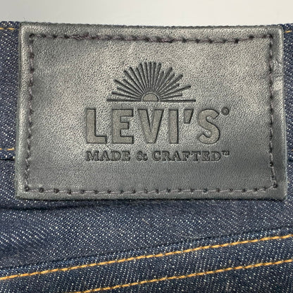 【中古美品】【メンズ】 LEVI'S MADE & CRAFTED リーバイス メイドアンドクラフテッド RAIL STRAIGHT DENIM PANTS PC9-26468-0008 ストレート デニムパンツ ジーンズ 158-260629-as-21-izu サイズ：28×32 カラー：インディゴ 万代Net店