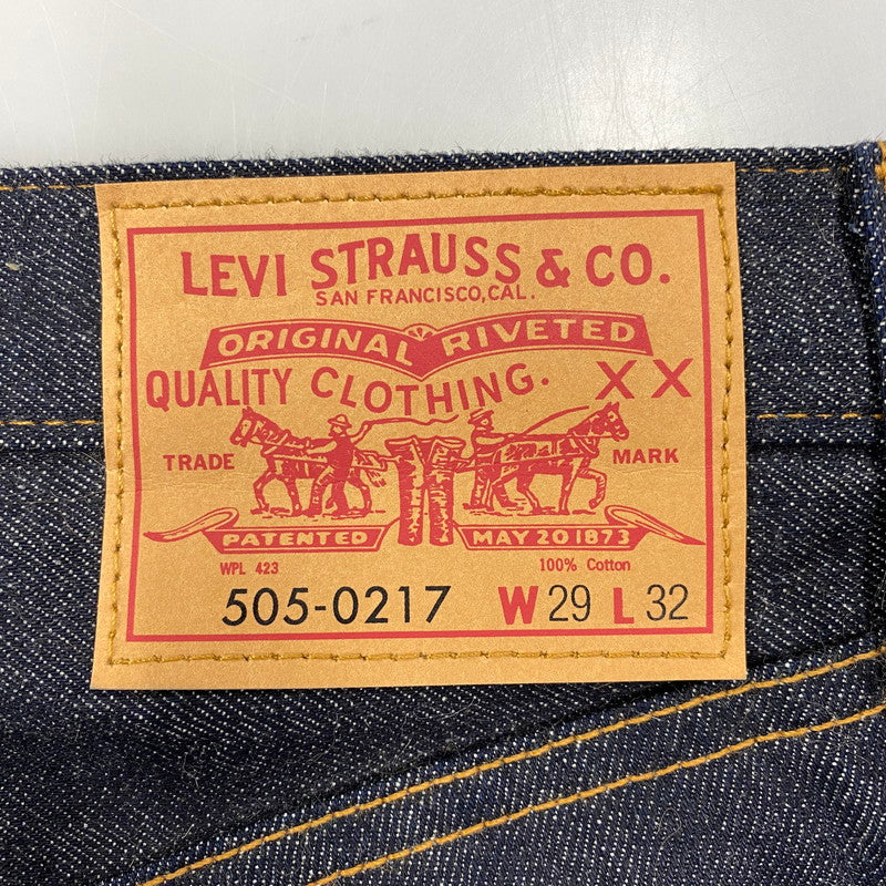 【中古美品】【メンズ】 LEVI'S VINTAGE CLOTHING リーバイスビンテージクロージング PC9-67505-0098 505-0217 67MODEL 505 DENIM PANTS デニム パンツ ボトムス ズボン 156-260619-cs-06-izu サイズ：W29 L32 カラー：インディゴ 万代Net店