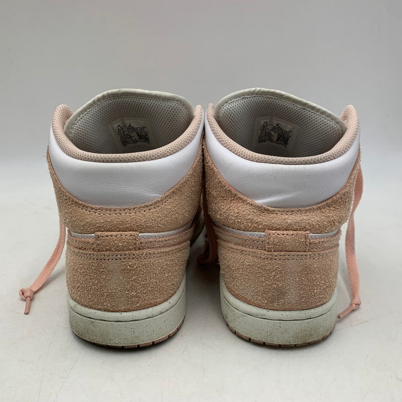 【中古品】【メンズ】 NIKE ナイキ FN5215-161 AIR JORDAN 1 MID SE エア ジョーダン ワン ミッド エスイー スニーカー シューズ 靴 160-260627-cs-15-izu サイズ：26.5cm カラー：WHITE/SAIL/LEGEND PINK 万代Net店