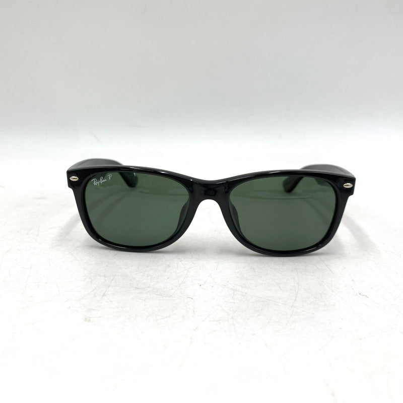 【中古品】【メンズ/レディース】 RAYBAN レイバン RB2132-F NEW WAYFARER CLASSIC POLARIZED ニュー ウェイファーラー クラシック ポラライズド SUNGLASSES サングラス 203-260620-ya-14-izu サイズ：55口18-140 カラー：ブラック×グリーン系 万代Net店