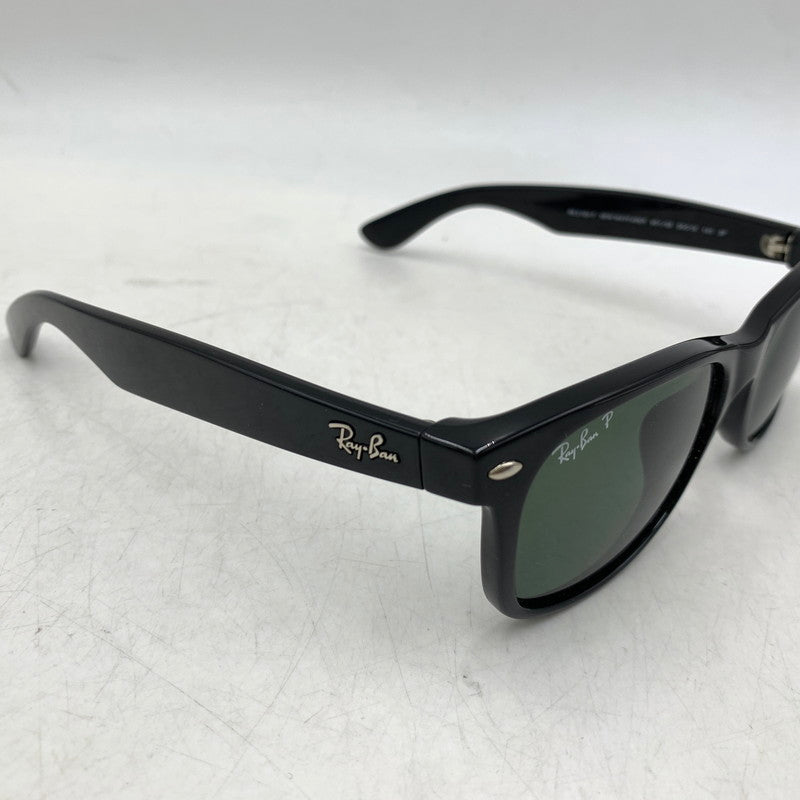 【中古品】【メンズ/レディース】 RAYBAN レイバン RB2132-F NEW WAYFARER CLASSIC POLARIZED ニュー ウェイファーラー クラシック ポラライズド SUNGLASSES サングラス 203-260620-ya-14-izu サイズ：55口18-140 カラー：ブラック×グリーン系 万代Net店