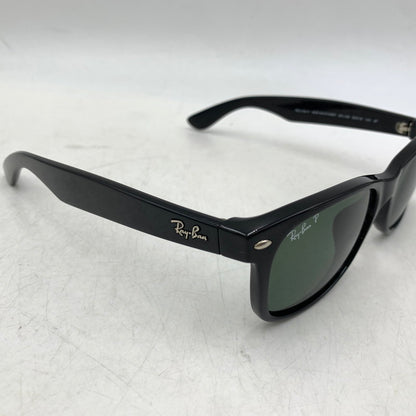 【中古品】【メンズ/レディース】 RAYBAN レイバン RB2132-F NEW WAYFARER CLASSIC POLARIZED ニュー ウェイファーラー クラシック ポラライズド SUNGLASSES サングラス 203-260620-ya-14-izu サイズ：55口18-140 カラー：ブラック×グリーン系 万代Net店