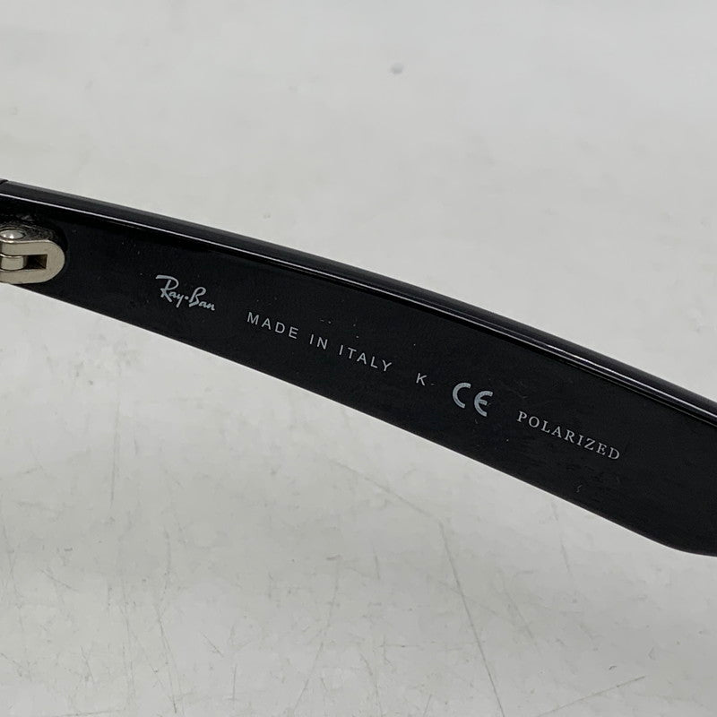 【中古品】【メンズ/レディース】 RAYBAN レイバン RB2132-F NEW WAYFARER CLASSIC POLARIZED ニュー ウェイファーラー クラシック ポラライズド SUNGLASSES サングラス 203-260620-ya-14-izu サイズ：55口18-140 カラー：ブラック×グリーン系 万代Net店
