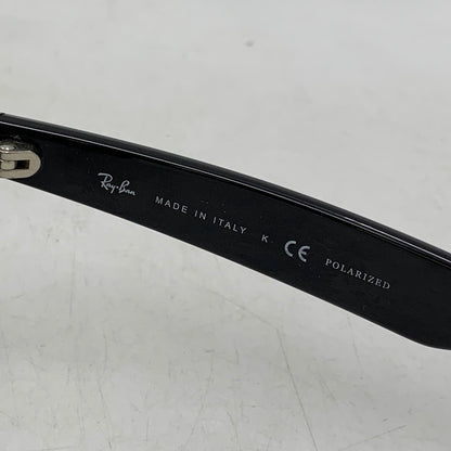 【中古品】【メンズ/レディース】 RAYBAN レイバン RB2132-F NEW WAYFARER CLASSIC POLARIZED ニュー ウェイファーラー クラシック ポラライズド SUNGLASSES サングラス 203-260620-ya-14-izu サイズ：55口18-140 カラー：ブラック×グリーン系 万代Net店