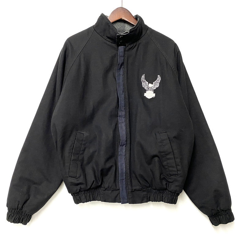 【中古品】【メンズ】 HARLEY-DAVIDSON ハーレーダビッドソン 962210 USA製 CHECK LINER JACKET チェック ライナー ジャケット アウター 146-260623-ya-05-izu サイズ：L カラー：ブラック 万代Net店