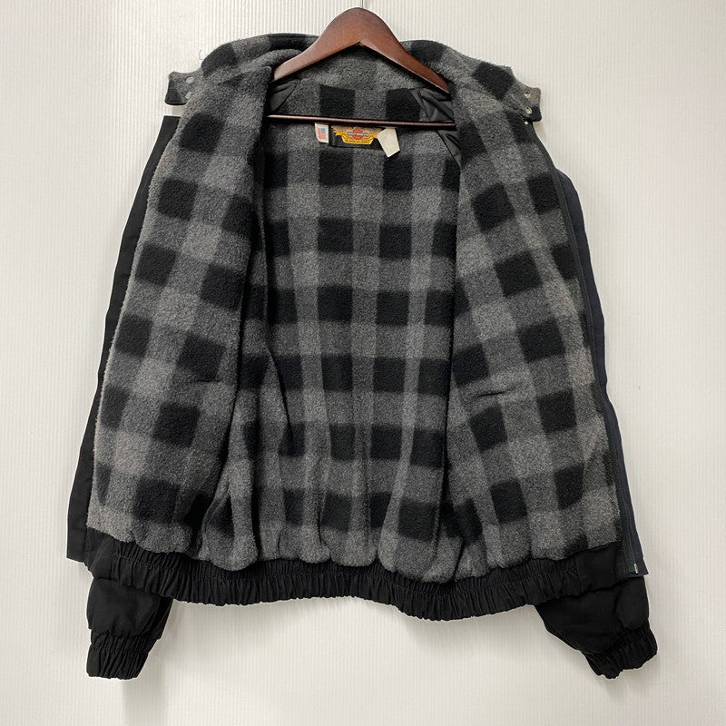 【中古品】【メンズ】 HARLEY-DAVIDSON ハーレーダビッドソン 962210 USA製 CHECK LINER JACKET チェック ライナー ジャケット アウター 146-260623-ya-05-izu サイズ：L カラー：ブラック 万代Net店