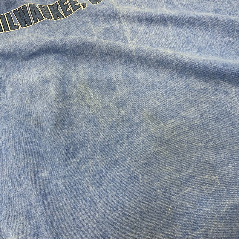 【中古品】【メンズ】 HARLEY-DAVIDSON ハーレーダビッドソン c2001 ROADHOUSE TANK TOP ロードハウス タンクトップ トップス 146-260730-cs-19-izu サイズ：L カラー：ブルー 万代Net店
