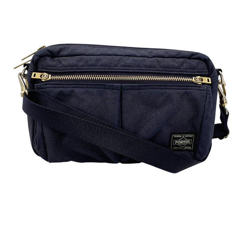 【中古品】【メンズ/レディース】 PORTER ポーター DRAFT SHOULDER BAG ドラフト ショルダー バッグ カバン 鞄 188-260629-cs-18-izu カラー：ネイビー 万代Net店
