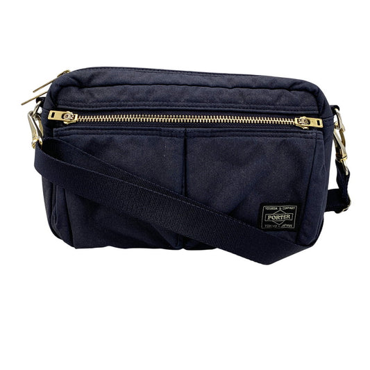 【中古品】【メンズ/レディース】 PORTER ポーター DRAFT SHOULDER BAG ドラフト ショルダー バッグ カバン 鞄 188-260629-cs-18-izu カラー：ネイビー 万代Net店