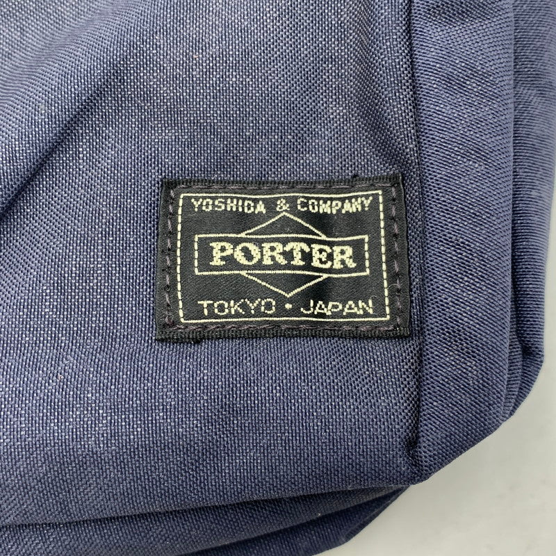 【中古品】【メンズ/レディース】 PORTER ポーター DRAFT SHOULDER BAG ドラフト ショルダー バッグ カバン 鞄 188-260629-cs-18-izu カラー：ネイビー 万代Net店