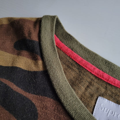 【中古品】【メンズ】 SUPREME シュプリーム 14SS ROCKSTEADY TOP ロックステディ トップ トップス 半袖 149-260623-ya-09-izu サイズ：S カラー：マルチ 万代Net店