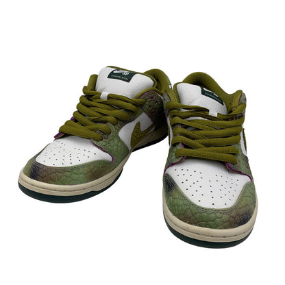 【中古品】【メンズ】 NIKE SB×ALEXIS SABLONE ナイキエスビー×アレクシス サブローン HJ3386-300 DUNK LOW PRO ダンク ロー プロ スニーカー シューズ 靴 160-260629-cs-21-izu サイズ：27cm カラー：OIL GREEN/DESERT MOSS-WHITE 万代Net店