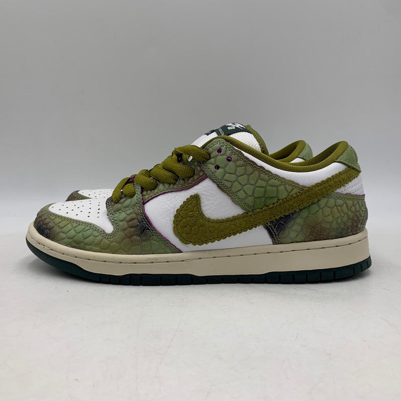【中古品】【メンズ】 NIKE SB×ALEXIS SABLONE ナイキエスビー×アレクシス サブローン HJ3386-300 DUNK LOW PRO ダンク ロー プロ スニーカー シューズ 靴 160-260629-cs-21-izu サイズ：27cm カラー：OIL GREEN/DESERT MOSS-WHITE 万代Net店