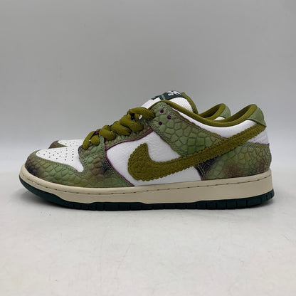 【中古品】【メンズ】 NIKE SB×ALEXIS SABLONE ナイキエスビー×アレクシス サブローン HJ3386-300 DUNK LOW PRO ダンク ロー プロ スニーカー シューズ 靴 160-260629-cs-21-izu サイズ：27cm カラー：OIL GREEN/DESERT MOSS-WHITE 万代Net店