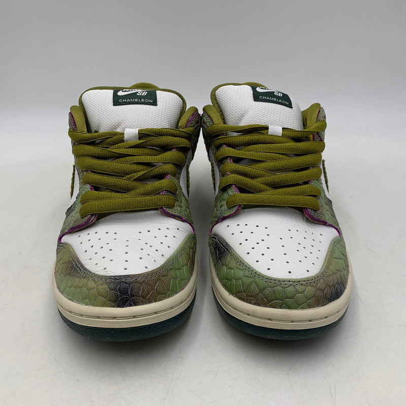 【中古品】【メンズ】 NIKE SB×ALEXIS SABLONE ナイキエスビー×アレクシス サブローン HJ3386-300 DUNK LOW PRO ダンク ロー プロ スニーカー シューズ 靴 160-260629-cs-21-izu サイズ：27cm カラー：OIL GREEN/DESERT MOSS-WHITE 万代Net店