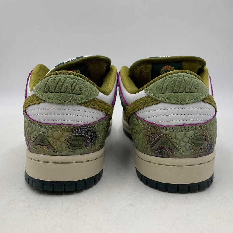 【中古品】【メンズ】 NIKE SB×ALEXIS SABLONE ナイキエスビー×アレクシス サブローン HJ3386-300 DUNK LOW PRO ダンク ロー プロ スニーカー シューズ 靴 160-260629-cs-21-izu サイズ：27cm カラー：OIL GREEN/DESERT MOSS-WHITE 万代Net店