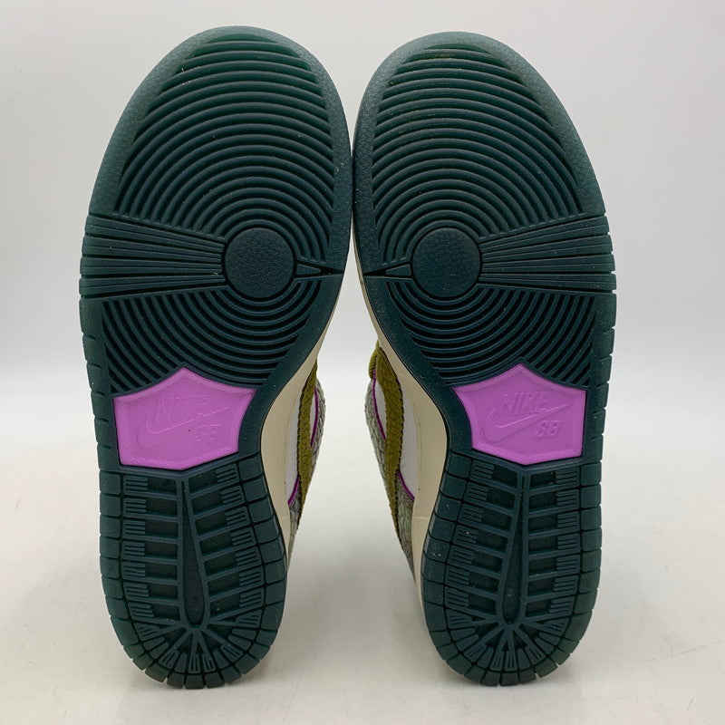 【中古品】【メンズ】 NIKE SB×ALEXIS SABLONE ナイキエスビー×アレクシス サブローン HJ3386-300 DUNK LOW PRO ダンク ロー プロ スニーカー シューズ 靴 160-260629-cs-21-izu サイズ：27cm カラー：OIL GREEN/DESERT MOSS-WHITE 万代Net店