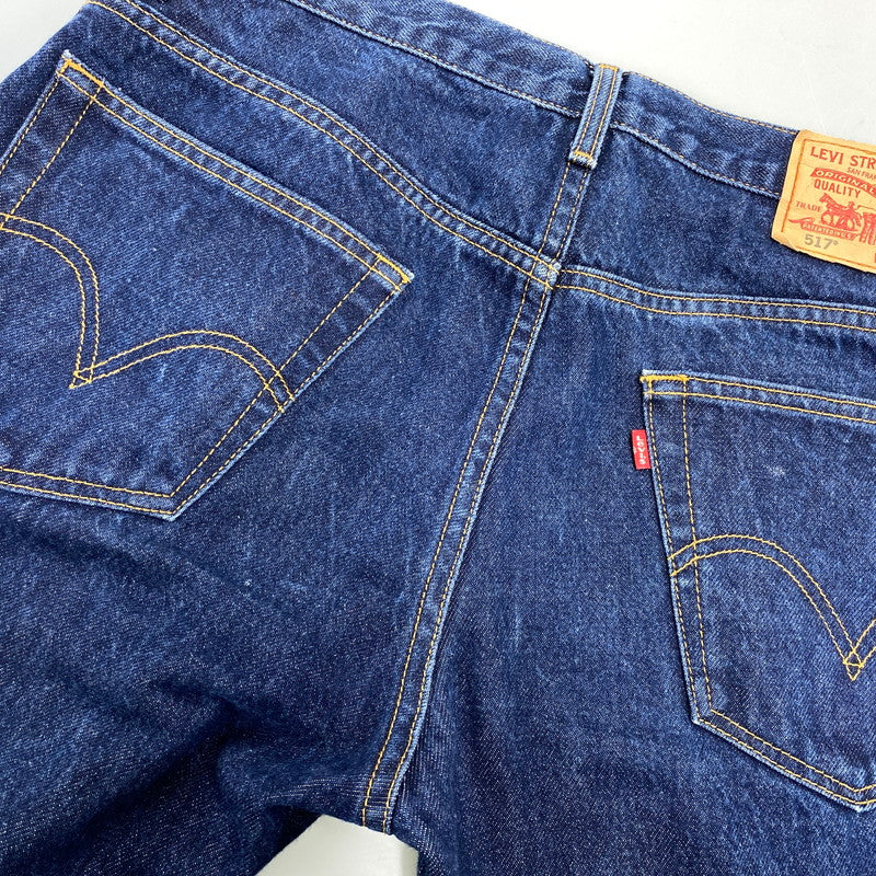 【中古品】【メンズ】 LEVI’S リーバイス 005170216 刻印138M 2004年製 00S 517 BOOT CUT DENIM PANTS ブーツ カット デニム パンツ ズボン ボトムス 157-260720-ya-05-izu サイズ：34×34 カラー：インディゴ 万代Net店