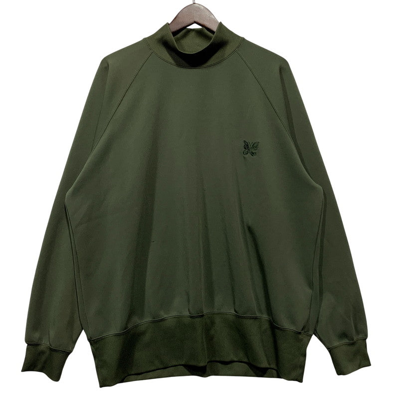 【中古品】【メンズ】 NEEDLES ニードルス LQ244 LS MOCK NECK TEE - PE/PU JERSEY ロングスリーブ モックネック ティー ジャージ トップス 長袖 140-260629-cs-12-izu サイズ：L カラー：グリーン 万代Net店