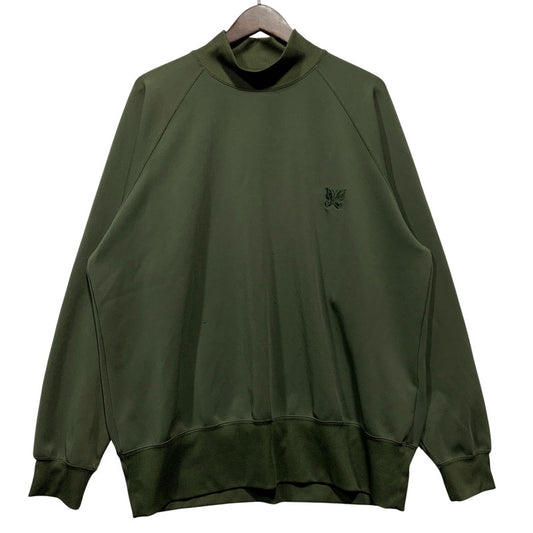 【中古品】【メンズ】 NEEDLES ニードルス LQ244 LS MOCK NECK TEE - PE/PU JERSEY ロングスリーブ モックネック ティー ジャージ トップス 長袖 140-260629-cs-12-izu サイズ：L カラー：グリーン 万代Net店