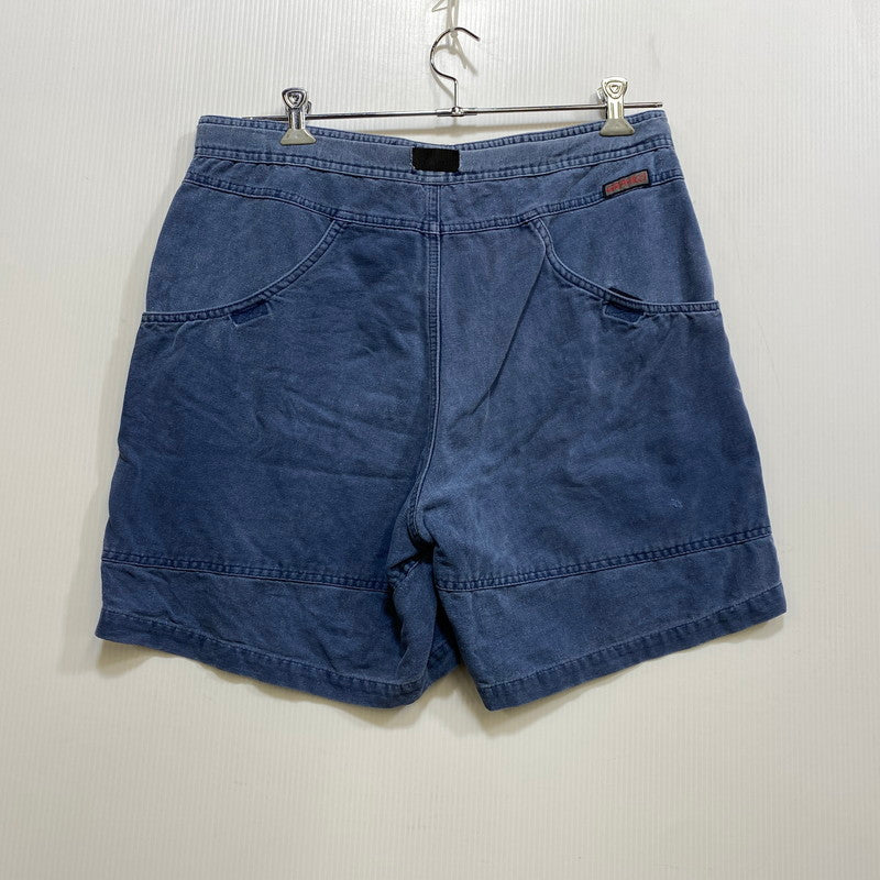 【中古品】【メンズ】 GRAMICCI グラミチ USA製 90S CLIMBING SHORTS クライミング ショーツ ズボン ボトムス 155-260714-ya-19-izu サイズ：L カラー：ブルー系 万代Net店