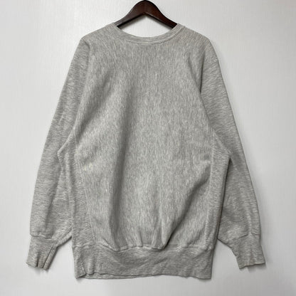 【中古品】【メンズ】 CHAMPION チャンピオン USA製 染み込みプリント 刺繍タグ 90S GSB REVERSE WEAVE SWEATSHIRT リバースウィーブ スウェットシャツ トップス 長袖 146-260623-ya-07-izu サイズ：XXL カラー：アッシュグレー 万代Net店
