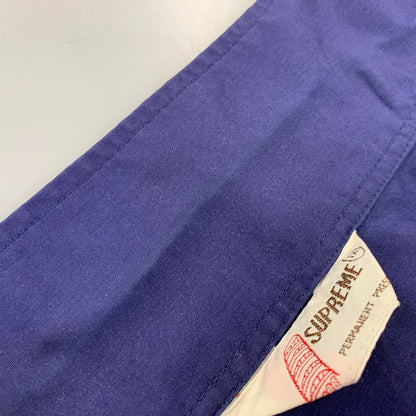 【中古品】【メンズ】 SUPREME シュプリーム 90S CUBA SHIRT キューバ シャツ トップス 半袖 146-260730-cs-03-izu サイズ：1X カラー：ネイビー 万代Net店