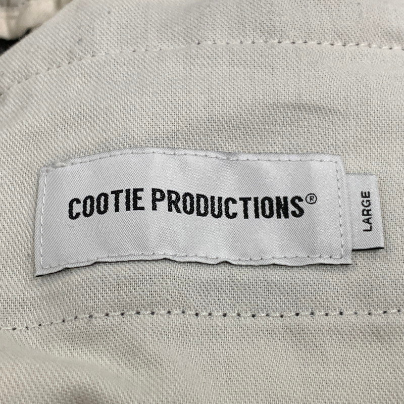 【中古品】【メンズ】 COOTIE PRODUCTIONS クーティープロダクションズ 2－TUCK タック EASY WIDE PANTS イージー ワイド パンツ ズボン ボトムス 153-260620-ya-08-izu サイズ：L カラー：チャコール 万代Net店