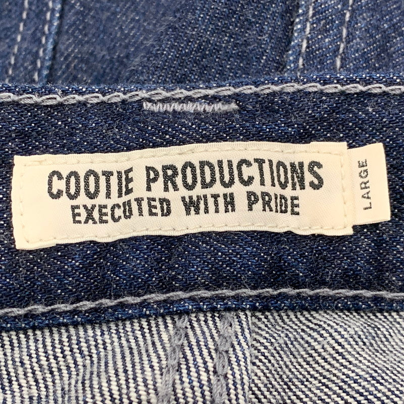 【中古品】【メンズ】 COOTIE PRODUCTIONS クーティープロダクションズ 5 POCKET ポケット BAGGY DENIM PANTS バギー デニム パンツ ズボン ボトムス 153-260620-ya-06-izu サイズ：L カラー：インディゴ 万代Net店