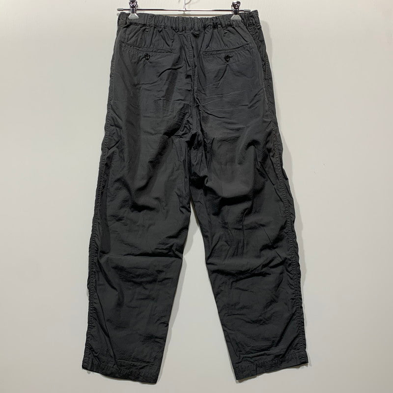 【中古品】【メンズ】 GRAPHPAPER グラフペーパー GM221-40061 GARMENT DYED POPLIN TAPERED SLACKS ガーメント ダイ ポプリン テーパード スラックス パンツ ボトムス ズボン 151-260629-cs-15-izu サイズ：F カラー：グレー系 万代Net店