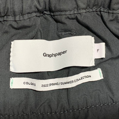 【中古品】【メンズ】 GRAPHPAPER グラフペーパー GM221-40061 GARMENT DYED POPLIN TAPERED SLACKS ガーメント ダイ ポプリン テーパード スラックス パンツ ボトムス ズボン 151-260629-cs-15-izu サイズ：F カラー：グレー系 万代Net店