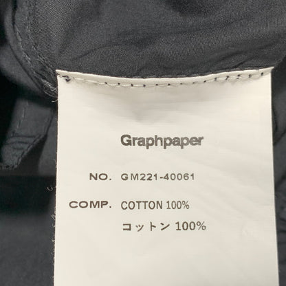 【中古品】【メンズ】 GRAPHPAPER グラフペーパー GM221-40061 GARMENT DYED POPLIN TAPERED SLACKS ガーメント ダイ ポプリン テーパード スラックス パンツ ボトムス ズボン 151-260629-cs-15-izu サイズ：F カラー：グレー系 万代Net店