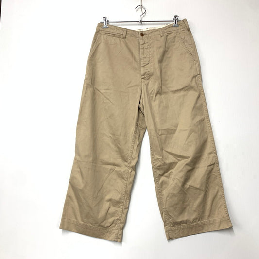 【中古品】【メンズ】 GRAPHPAPER グラフペーパー GM223-40144B SUVIN CHINO WIDE STRAIGHT PANTS スビン チノ ワイド ストレート パンツ ズボン ボトムス 151-260620-ya-11-izu サイズ：2 カラー：ベージュ 万代Net店