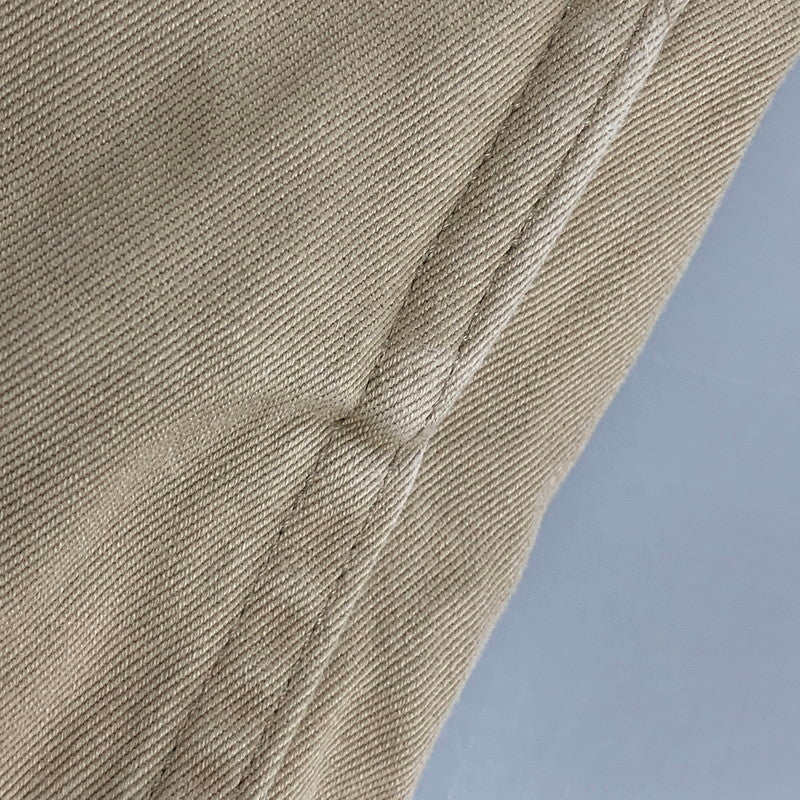 【中古品】【メンズ】 GRAPHPAPER グラフペーパー GM223-40144B SUVIN CHINO WIDE STRAIGHT PANTS スビン チノ ワイド ストレート パンツ ズボン ボトムス 151-260620-ya-11-izu サイズ：2 カラー：ベージュ 万代Net店