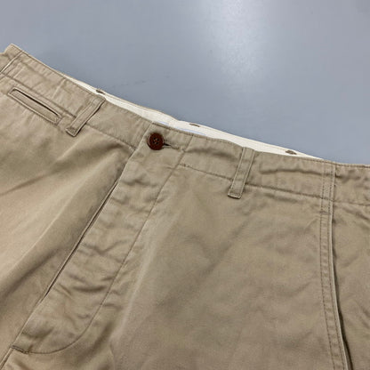 【中古品】【メンズ】 GRAPHPAPER グラフペーパー GM223-40144B SUVIN CHINO WIDE STRAIGHT PANTS スビン チノ ワイド ストレート パンツ ズボン ボトムス 151-260620-ya-11-izu サイズ：2 カラー：ベージュ 万代Net店
