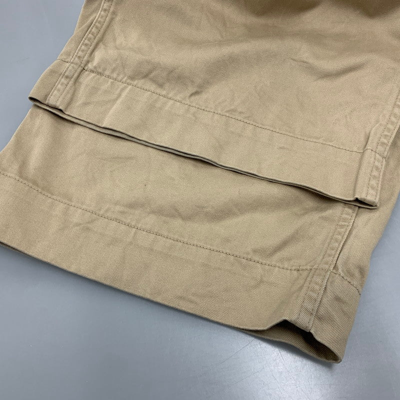 【中古品】【メンズ】 GRAPHPAPER グラフペーパー GM223-40144B SUVIN CHINO WIDE STRAIGHT PANTS スビン チノ ワイド ストレート パンツ ズボン ボトムス 151-260620-ya-11-izu サイズ：2 カラー：ベージュ 万代Net店