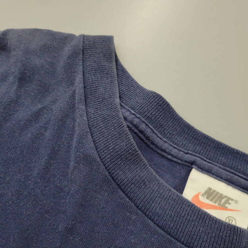 【中古品】【メンズ】 OLD NIKE オールドナイキ SPORTS&FITNESS SS TEE 半袖Tシャツ USA製 146-260801-as-22-izu サイズ：XL カラー：ネイビー 万代Net店