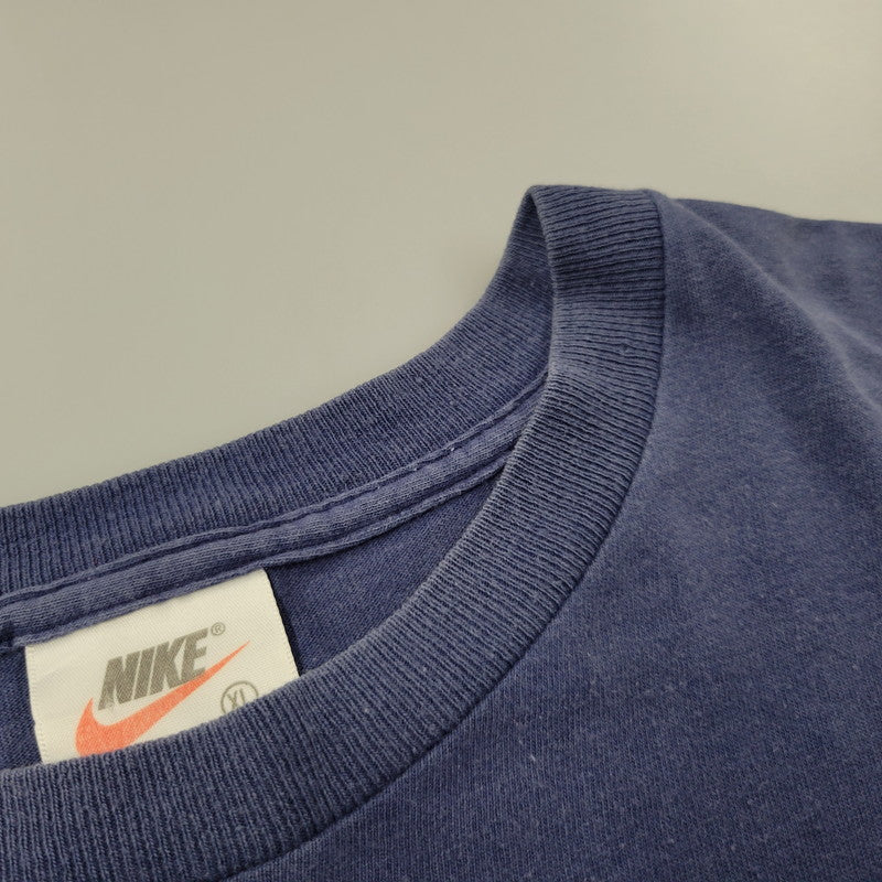 【中古品】【メンズ】 OLD NIKE オールドナイキ SPORTS&FITNESS SS TEE 半袖Tシャツ USA製 146-260801-as-22-izu サイズ：XL カラー：ネイビー 万代Net店