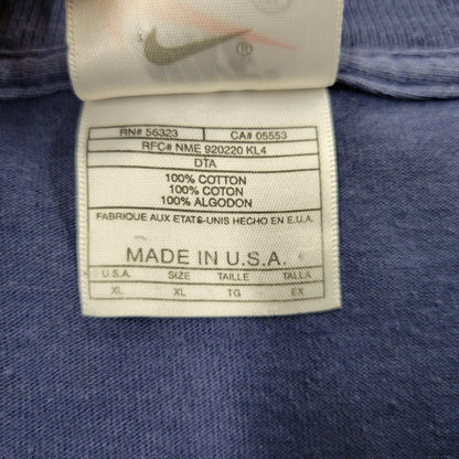 【中古品】【メンズ】 OLD NIKE オールドナイキ SPORTS&FITNESS SS TEE 半袖Tシャツ USA製 146-260801-as-22-izu サイズ：XL カラー：ネイビー 万代Net店