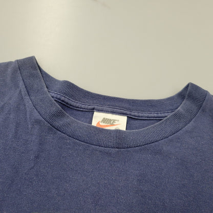 【中古品】【メンズ】 OLD NIKE オールドナイキ SPORTS&FITNESS SS TEE 半袖Tシャツ USA製 146-260801-as-22-izu サイズ：XL カラー：ネイビー 万代Net店