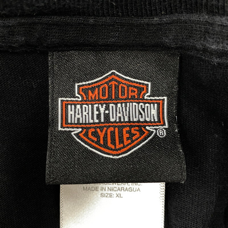 【中古品】【メンズ】 HARLEY-DAVIDSON ハーレーダビッドソン PIN-UP GIRL ピンナップガール LS TEE ロングスリーブ Tシャツ トップス 長袖 146-260623-ya-03-izu サイズ：XL カラー：ブラック 万代Net店