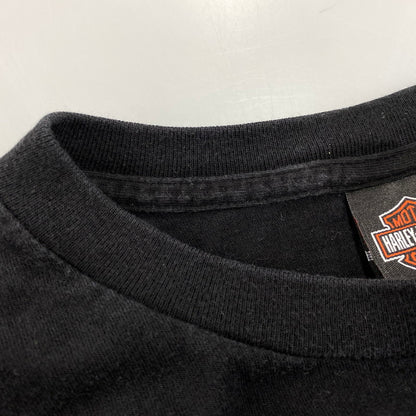 【中古品】【メンズ】 HARLEY-DAVIDSON ハーレーダビッドソン PIN-UP GIRL ピンナップガール LS TEE ロングスリーブ Tシャツ トップス 長袖 146-260623-ya-03-izu サイズ：XL カラー：ブラック 万代Net店