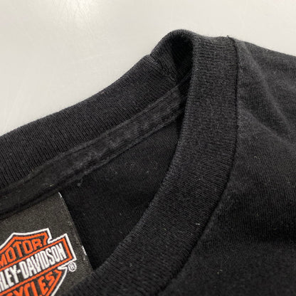 【中古品】【メンズ】 HARLEY-DAVIDSON ハーレーダビッドソン PIN-UP GIRL ピンナップガール LS TEE ロングスリーブ Tシャツ トップス 長袖 146-260623-ya-03-izu サイズ：XL カラー：ブラック 万代Net店