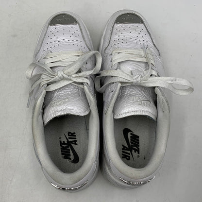 【中古品】【レディース】 NIKE ナイキ HF3184-100 WOMEN'S AIR JORDAN ウィメンズ エア ジョーダン 1 BROOKLYN LOW ブルックリン ロー スニーカー シューズ 靴 166-260620-ya-12-izu サイズ：24cm カラー：WHITE/METALLIC SILVER 万代Net店