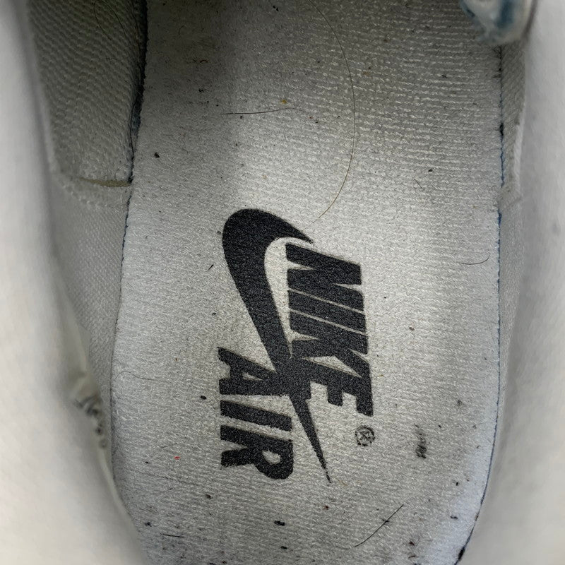 【中古品】【レディース】 NIKE ナイキ HF3184-100 WOMEN'S AIR JORDAN ウィメンズ エア ジョーダン 1 BROOKLYN LOW ブルックリン ロー スニーカー シューズ 靴 166-260620-ya-12-izu サイズ：24cm カラー：WHITE/METALLIC SILVER 万代Net店
