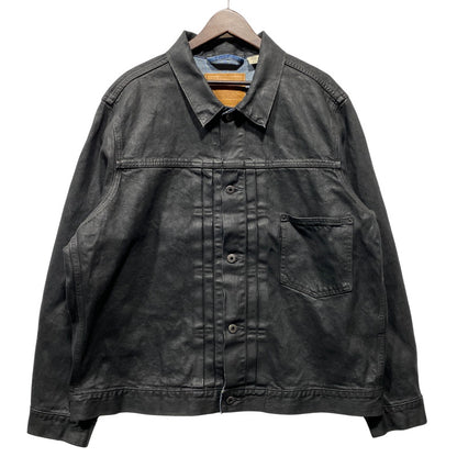 【中古品】【メンズ】 BIOTOP ビオトープ × LEVI'S リーバイス COATING TYPE1 TRUCKER JACKET PC9-007X6-0000 コーティング タイプ1 トラッカージャケット 140-260623-as-12-izu サイズ：XL カラー：ブラック 万代Net店