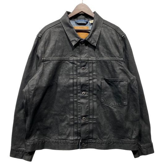 【中古品】【メンズ】 BIOTOP ビオトープ × LEVI'S リーバイス COATING TYPE1 TRUCKER JACKET PC9-007X6-0000 コーティング タイプ1 トラッカージャケット 140-260623-as-12-izu サイズ：XL カラー：ブラック 万代Net店